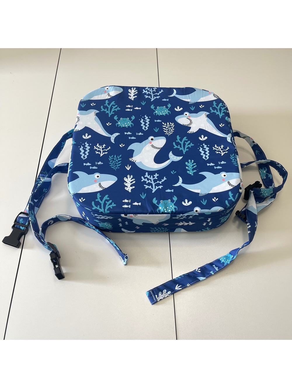 Toddler Boy's Shark Booster Seat For Table Chair